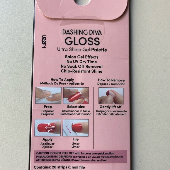 Dashing Diva Gloss Gel Nail Strip Kit in Desert Quartz - Picture 4 of 5